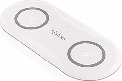 Estación Carga Aisens Qi 2en1 Usb-c (ASCH-15W2WC059-W) | 12,00 euros