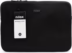Funda NILOX 15.6`` Neopreno Negra (NXF1501) | Hay 3 unidades en almacén | Entrega a domicilio en Canarias en 24/48 horas laborables