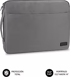 Funda Subblim Urban Sleeve 14`` Gris (SUB-LS-0PS0002) | 8436586741488
