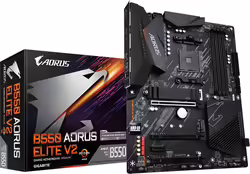 Gigabyte B550 Aorus Elite V2: (AM4) 4DDR4 USB RJ45 ATX | GMB55AEL2-00-G | 0889523023945
