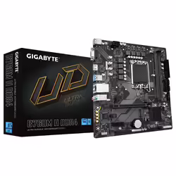 Gigabyte B760m H Ddr4: (1700) 2DDR4 VGA HDMI RJ45 mATX | 9MB76MH4-00-10