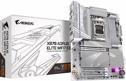 Gigabyte X870 A Elite Wf7 Ice: (AM5) 4DDR5 4SATA3 HDMI | 9MX87ELE-00-10
