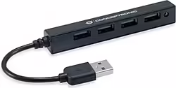 Hub Conceptronic Usb 2.0 A 4xusb 2.0 Negro (HUBBIES05B) | 4015867223727 | 6,60 euros