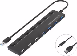 Hub CONCEPTRONIC USB-A a 2xUSB 2.0 4xUSB-A (HUBBIES09B) | 2CONHUBBIES09