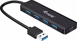 Hub Equip Life A Usb-c3.0 A 4xusb-a3.0 Negro (EQ128959) | 4015867229446 | 12,00 euros
