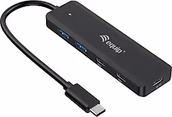 Hub Equip Usb-c A 2xusb-a 3xusb-c Negro (EQ128964) | 4015867234235 | 15,00 euros