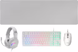Pack Mars Gaming T+ratón+auric+alf Blanco (MCPRGB3WES) | 8435693103370 | 33,00 euros