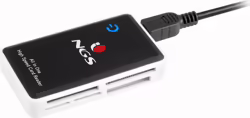 Lector Tarjetas Ngs Usb2 Negro Blanco (MULTIREADER PRO) | MULTIREADERPRO | 8436001305356 | 9,30 euros