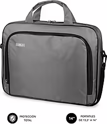 Maletín Subblim Oxford 13.3``-14`` Gris (SUB-LB-1OLB031) | 8436586741242 | 6,99 euros