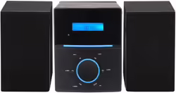 Microcadena DENVER CD Radio FM Mando Negra (MCA-240) | Hay 1 unidades en almacén | Entrega a domicilio en Canarias en 24/48 horas laborables