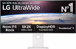 Monitor Lg 40`` Ultrawide 5k2k Nano Ips Curvo(40U990A-W) | 1.300,00 euros