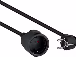 Nanocable Schuko H A Schuko M 5m Negro (10.22.0605-BK) | 8433281010604 | 12,99 euros