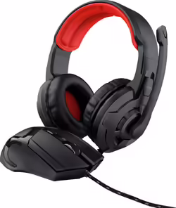Kit Gaming Trust Auric+ratón 3.5mm Usb Negros (24761) | 8713439247619 | 21,85 euros