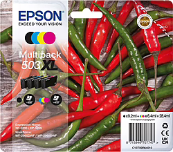 Tinta Epson 503xl Pack Negro Tricolor (C13T09R64010) | 8715946707747