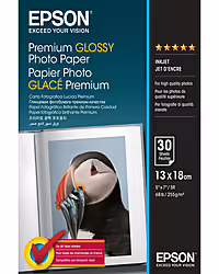 Papel Epson Premium Photo 13x18cm 30hojas (C13S042154) | 8715946384320 | 15,00 euros