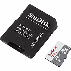 Sandisk Microsdhc 32gb + Adaptador (SDSQUNR-032G-GN3MA) | 0619659184377 | 8,60 euros