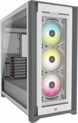 Caja Corsair iCUE 5000X RGB ATX Blanca (CC-9011213-WW) | Hay 1 unidades en almacén | Entrega a domicilio en Canarias en 24/48 horas laborables