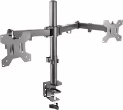 Soporte De Mars Gaming 2 Monitores 13-27`` Negro (MARM2) | 8435693103844 | 27,00 euros