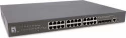 Switch Levelone 24xrj45 Gbe 4xsfp+ Poe Gris (GTP-2871) | 399,00 euros