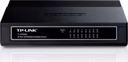 Switch Tp-link 16xrj45 Gbe Rack Negro (TL-SG1016D) | 0682851723767 | 57,35 euros