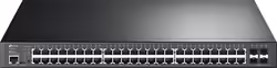 Switch Tp-link 48xrj45 4xsfp Poe Rack Negro(TL-SG3452P) | TPL TLSG3452P | 6935364006280