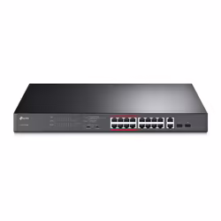 Switch TP-Link 18xRJ45 2xSFP PoE+ Rack 1U (TL-SL1218MP) | Hay 2 unidades en almacén | Entrega a domicilio en Canarias en 24/48 horas laborables