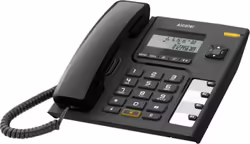 Teléfono Fijo Alcatel T56 Compacto Negro (ATLE1413731) | Hay 4 unidades en almacén | Entrega a domicilio en Canarias en 24/48 horas laborables
