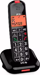 Teléfono Inalámbrico Spc Comfort Kairo Negro (7612N | 44,00 euros