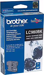 Tinta Brother Negro 300 Páginas (LC980BK) | 4977766659567 | 19,00 euros