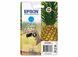 Tinta Epson 604 Cian 2.4ml 130 Páginas (C13T10G24010) | 8715946707808 | 11,00 euros
