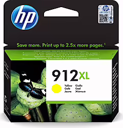 Tinta Hp 912xl Amarillo 8.5ml 700 Páginas (3Yl83AE) | 0192545866941 | 22,00 euros