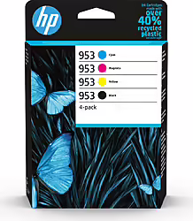 Tinta Hp 953 Pack Negro Tricolor 20ml 9ml (6ZC69AE) | 0195122352196 | 115,00 euros