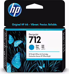 Tinta Hp Designjet 712 Cian 27ml (3ED67A) | 0193905352814 | 37,00 euros