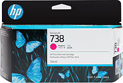 Tinta Hp Designjet 738 Magenta 130ml (498N6A) | 110,00 euros