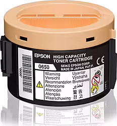 Toner Epson Laser Negro 2200 Páginas (C13S050650) | 8715946487564 | 117,00 euros