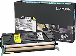 Toner Lexmark Laser Amarillo 5000 Páginas (C5240YH) | 0734646396769 | 153,00 euros