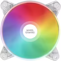 Ventilador Mars Gaming 120mm RGB Transparente (MFD) | Hay 2 unidades en almacén | Entrega a domicilio en Canarias en 24/48 horas laborables