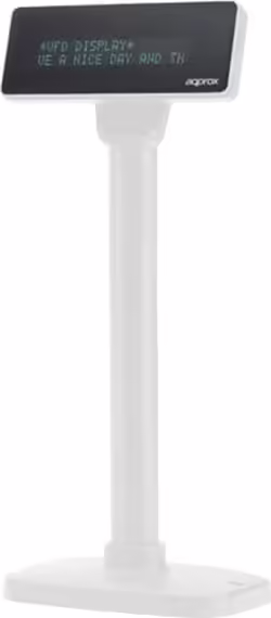 Visor Tpv Approx 2 Líneas Usb Blanco (APPVFD01WH) | 69,25 euros