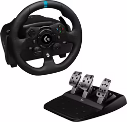 Volante+Pedales LOGITECH G923 Xbox/PC (941-000158) | Hay 4 unidades en almacén | Entrega a domicilio en Canarias en 24/48 horas laborables