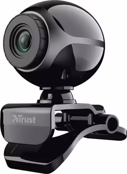 Webcam Trust 0.3mp Usb Micrófono Negra Plata (17003) | 8713439170030 | 5,05 euros