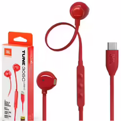 Jbl Tune 305c Auricular Usb-c Con Micrófono Rojo | 4010102388 | 1200130013928 | 22,00 euros