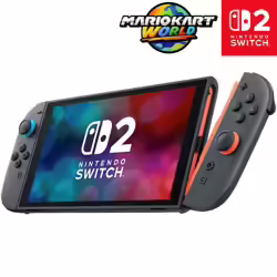 Nintendo Consola Switch 2 Black + Mario Kart World  (Digital) | 045496321529 | 501,00 euros
