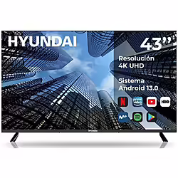 Televisor 43`` Hyundai Qled Htv4300qua Uhd 4k Smart Tv Wifi | 4050100327 | 250,00 euros
