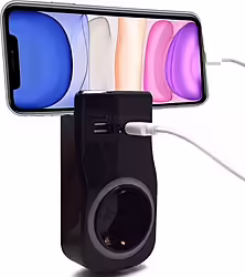 Adaptador De Pared Welly Enjoy Toma Schuko 16a Con Luz Nocturna 2 | WY13031 | 8054392619526