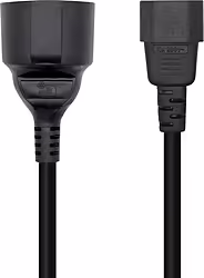 Aisens Cable Alimentación 16a, C14 M A Cee7 H, 25cm | A132-0467 | 8436574705188