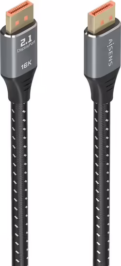 Aisens Cable Displayport V2.1 16k©60hz 80 Gbps, Dp M-dp M, N | A158-0901 | 8435739902172