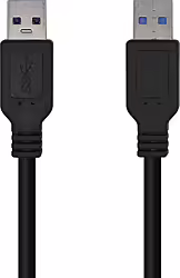 Aisens Cable Usb 3.0, Tipo A M-a M, Negro, 1.0m | A105-0446 | 8436574704952 | 2,79 euros