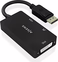 Aisens Conversor Displayport V1.2 A Vga Dvi Hdmi, Dp 1.2 M-vga H- | A125-0861 | 8435739901175