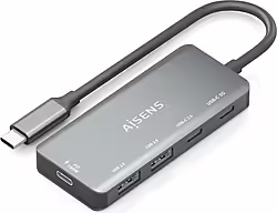 Aisens Hub Usb 3.1 Usb-c, Usb-c M-1xusb-c Pd 100w+1xusb-c Usb3.0  | A109-0946 | 8435739903353