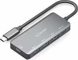 Aisens Hub Usb 3.1 Usb-c, Usb-c M-1xusb-c Pd 100w+1xusb-c Usb3.0  | A109-0945 | 8435739903346